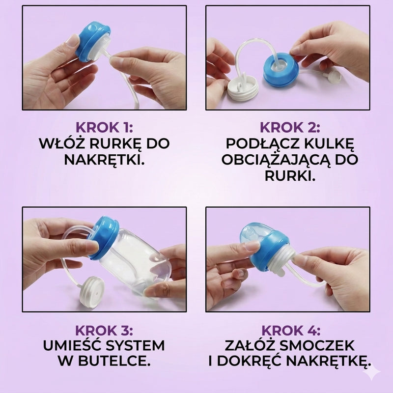 Butelka hands-free - instrukcja montażu w 4 krokach
